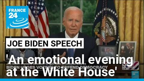 'An emotional evening at the White House' as Biden makes somber speech